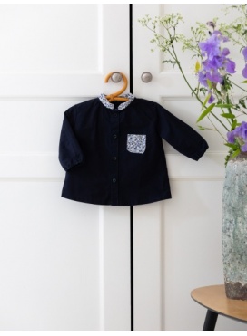 dinetdom__vtements_bb_enfants_luxe_collection_nuit_arctique_chemise_bleue_coton_liberty_col_officier_1