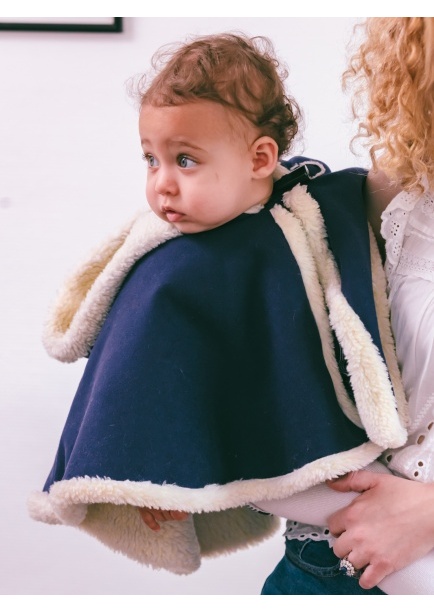 dinetdom__vtements_bb_enfants_luxe_collection_nuit_arctique_cape_bleu_mouton_fourre_laine_capuche_2