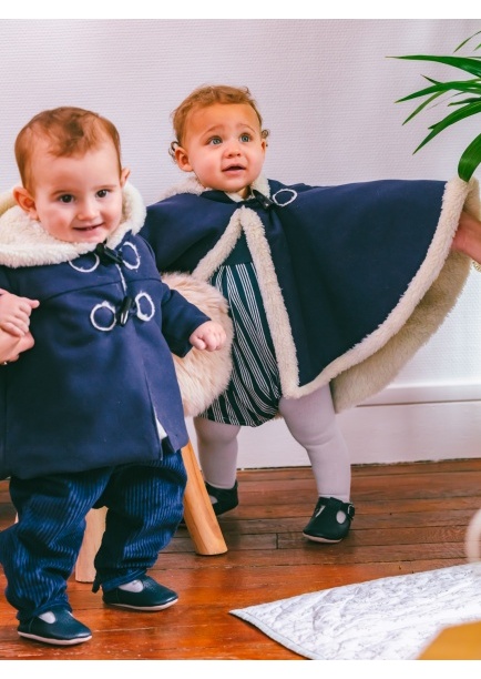 dinetdom__vtements_bb_enfants_luxe_collection_nuit_arctique_cape_bleu_mouton_fourre_laine_capuche_4